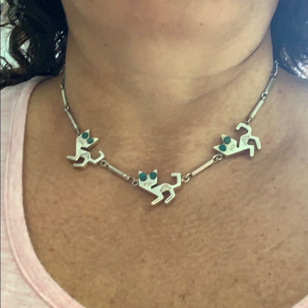 Unique and elegant sterling silver necklace